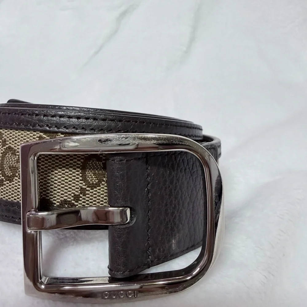 👨🏻Gucci Black and Brown Men's Belt